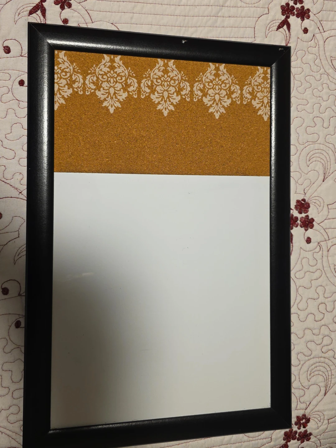 Bulletin Board with Cork and Whiteboard Section