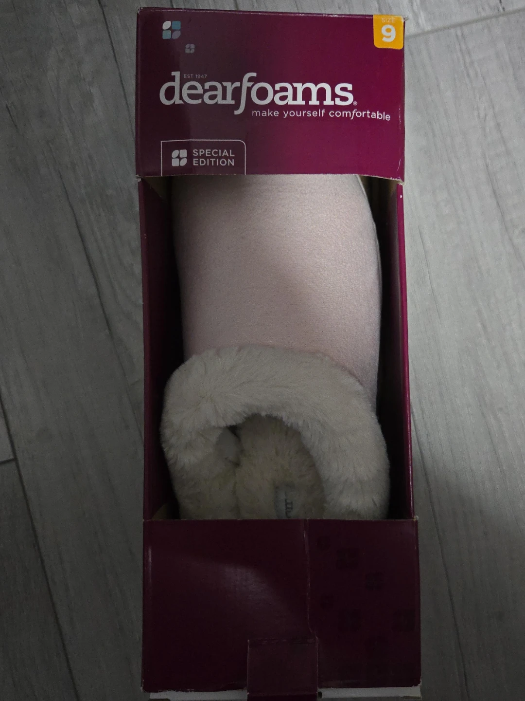 Dearfoams Women's Size 9 Slippers - Pink
