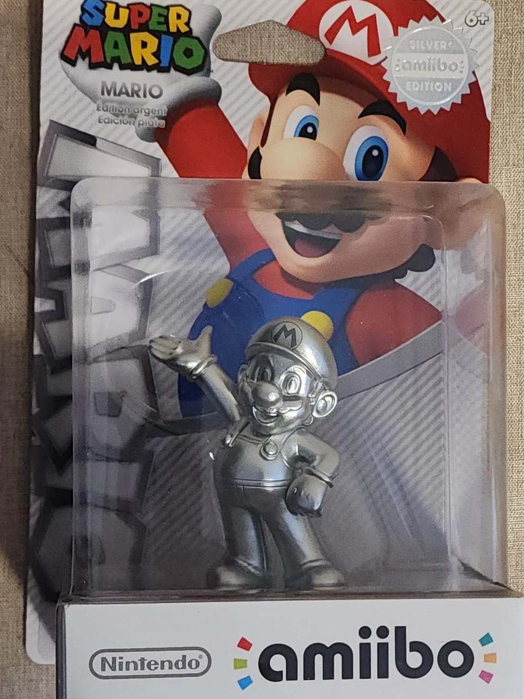 Nintendo Mario Silver Edition Amiibo