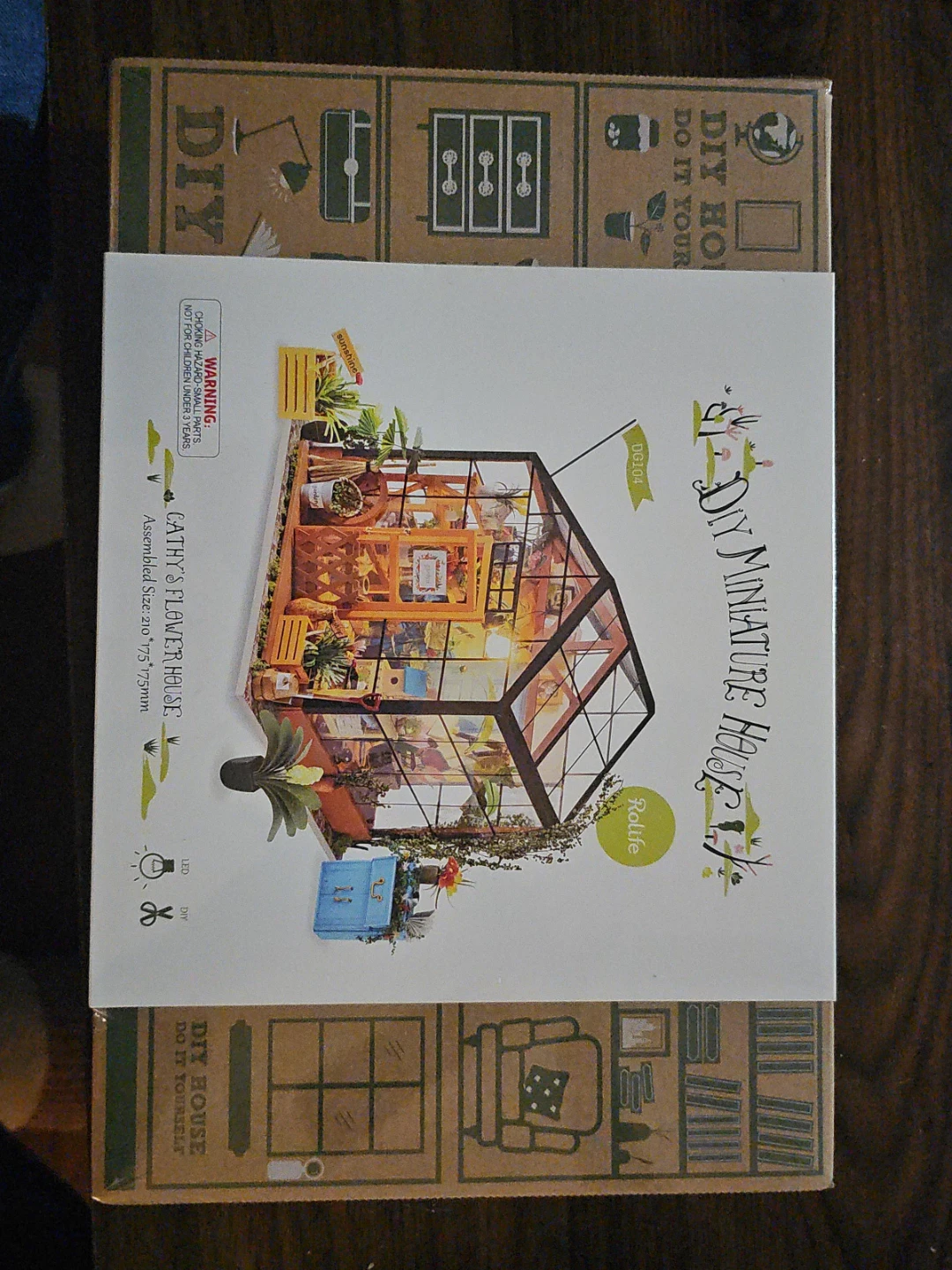 DIY Miniature House Cathy's Flower House Kit