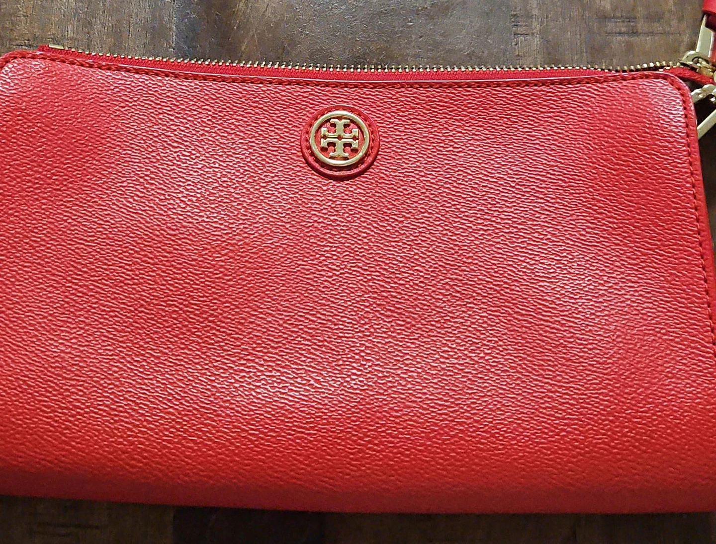Tory Burch Red Leather Crossbody Bag