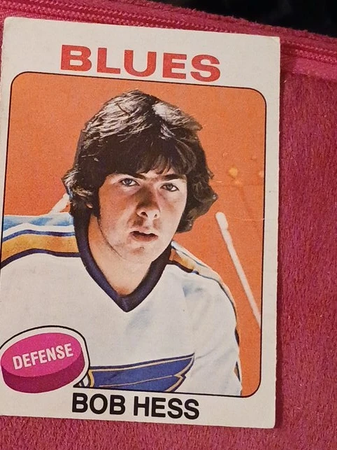 Bob Hess Hockey Card