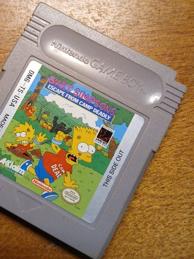 Nintendo Game Boy Bart Simpsons: Escape from Camp Deadly
