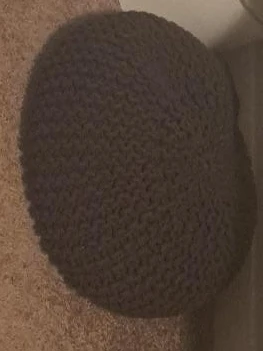 Crocheted Pouf Ottoman