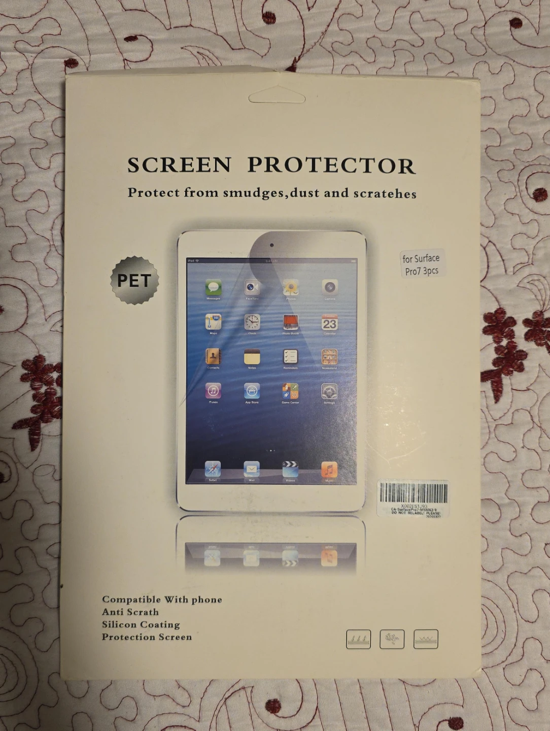 Screen Protector for Surface Pro 6 and 7 (3 pcs)