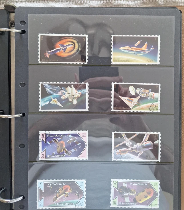 Ras Al Khaima Space Stamps