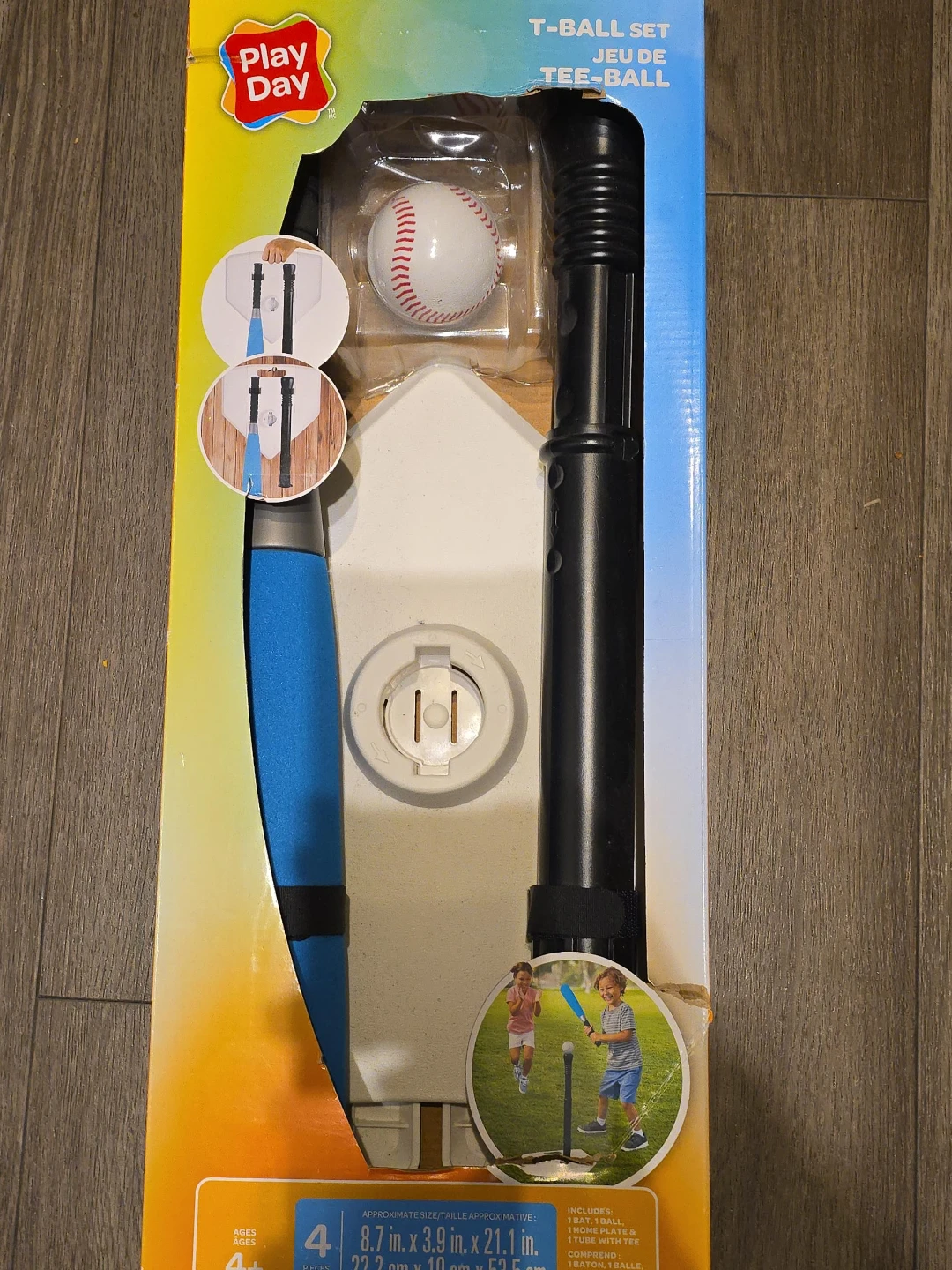 Play Day Base Ball T-Ball Set