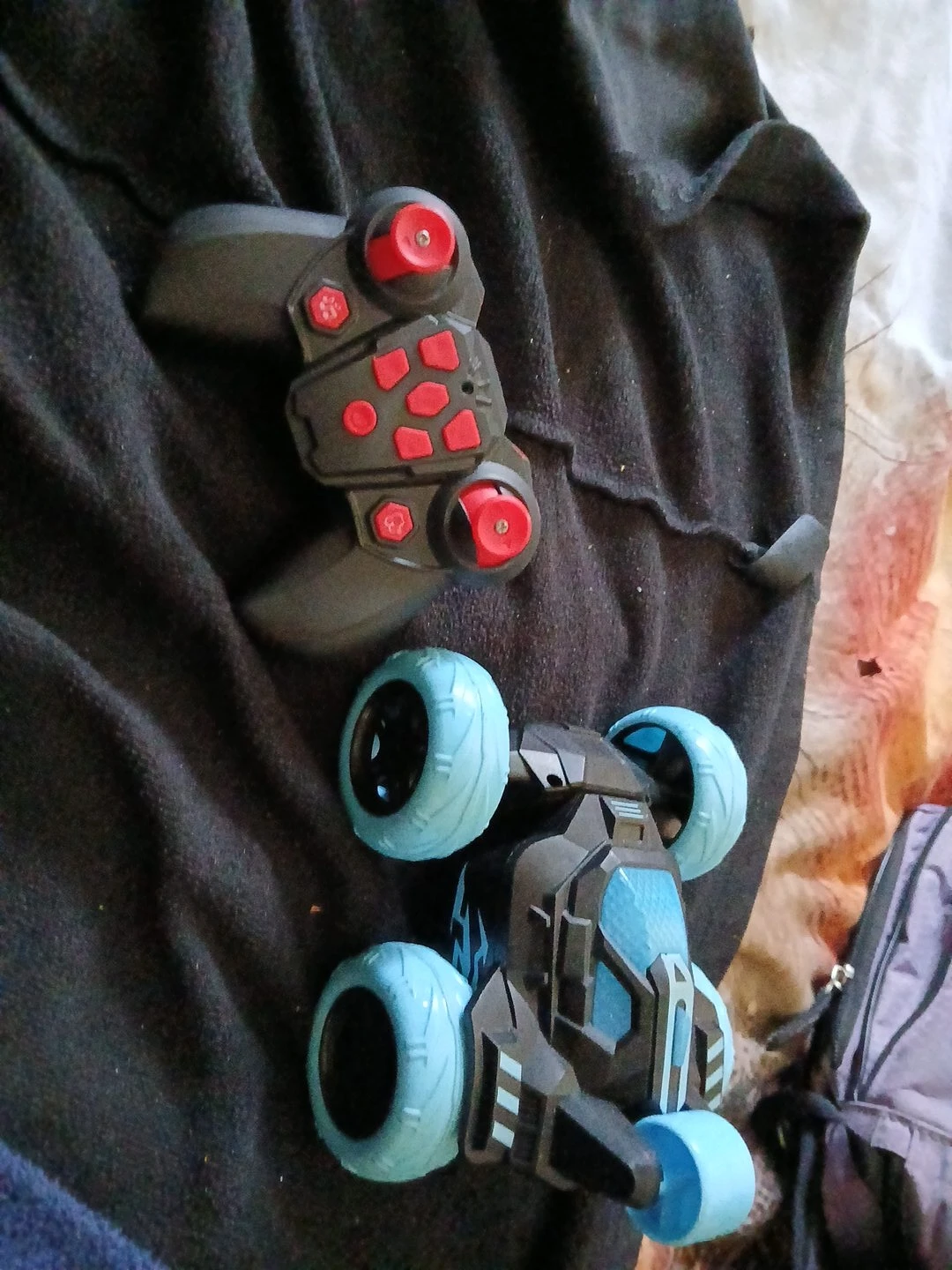 Remote control car.