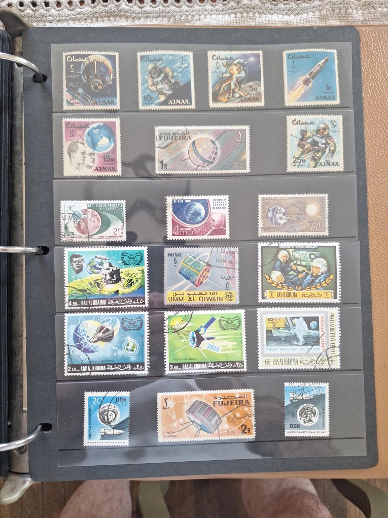 Space Race Stamp Collection