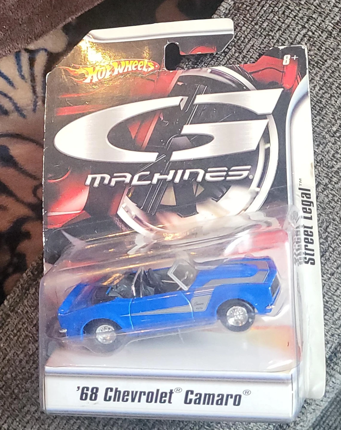Hot Wheels '68 Chevrolet Camaro Street Legal Diecast Car
