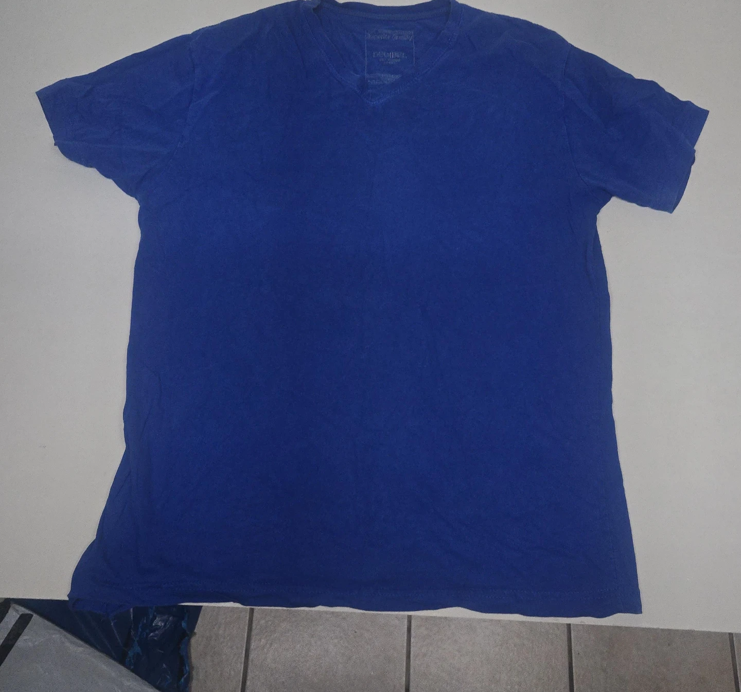 George V-Neck T-Shirt - Royal Blue