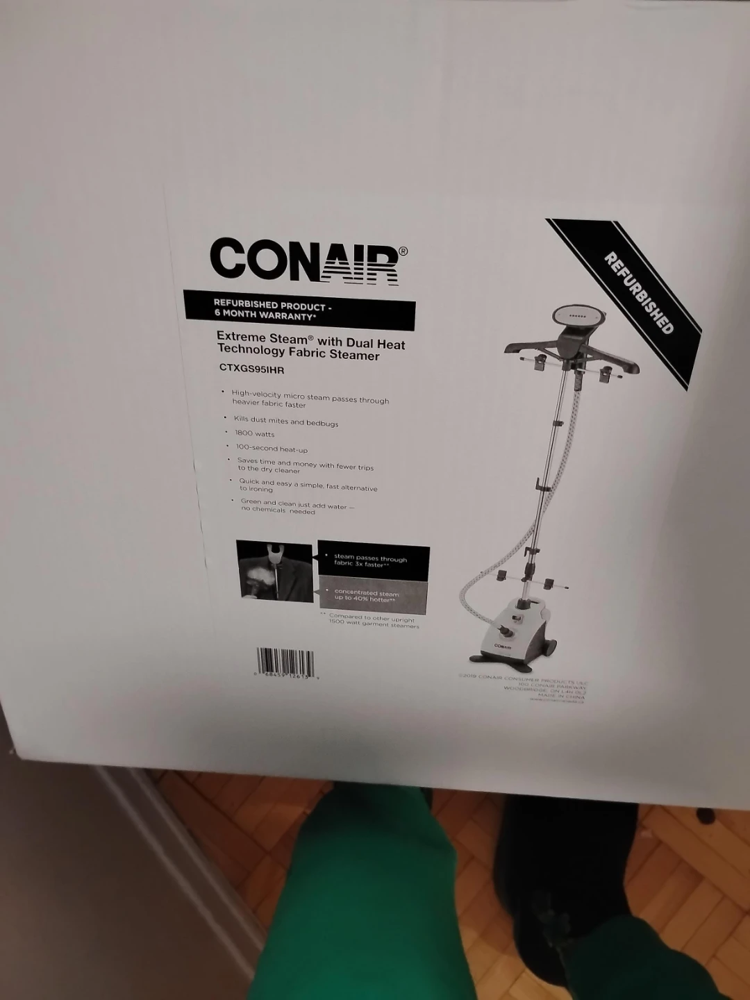 Conair Extreme Steam Fabric Steamer CTXGS951HR