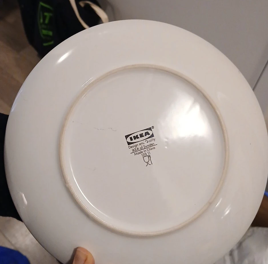 IKEA White Plate