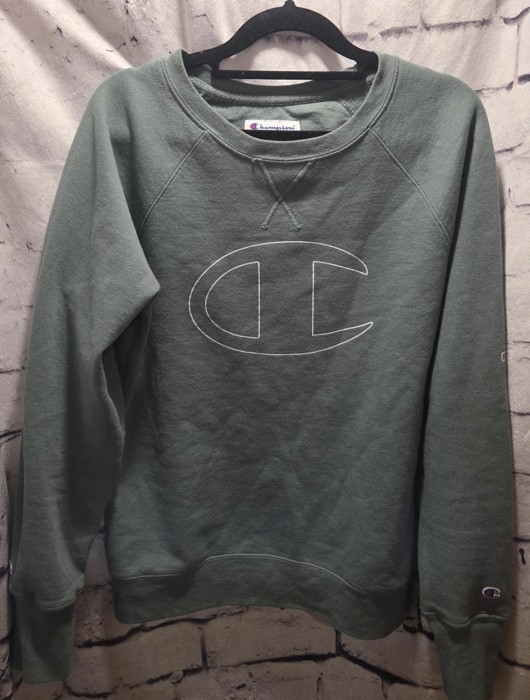 Champion Crewneck Sweatshirt with Large C Logo