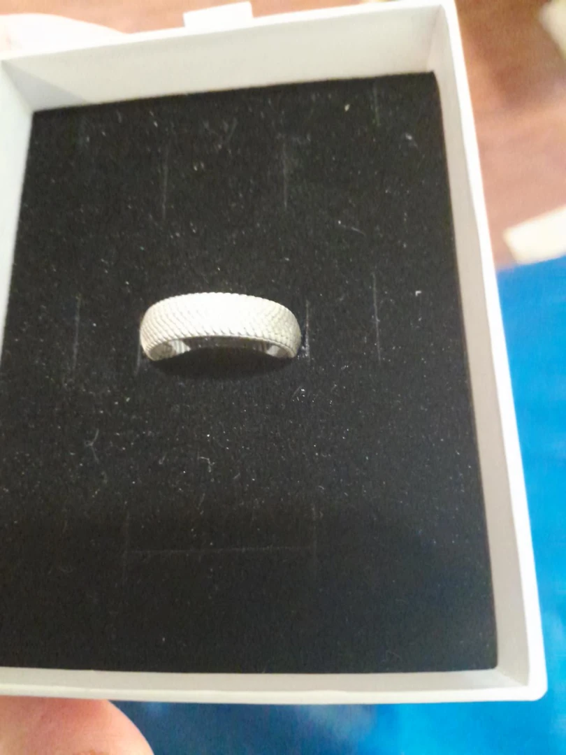 Silver Textured Ring