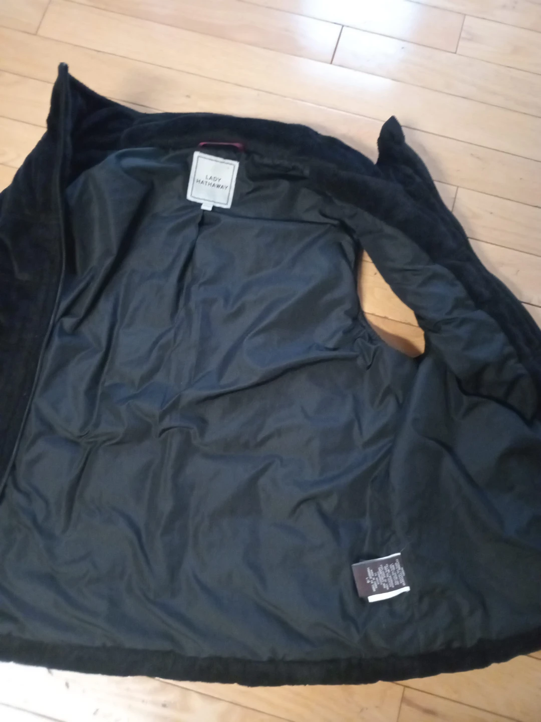 Lady Hathaway Black Puffer Vest Size L