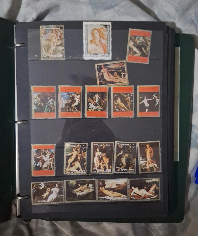 Collection of Art Stamps