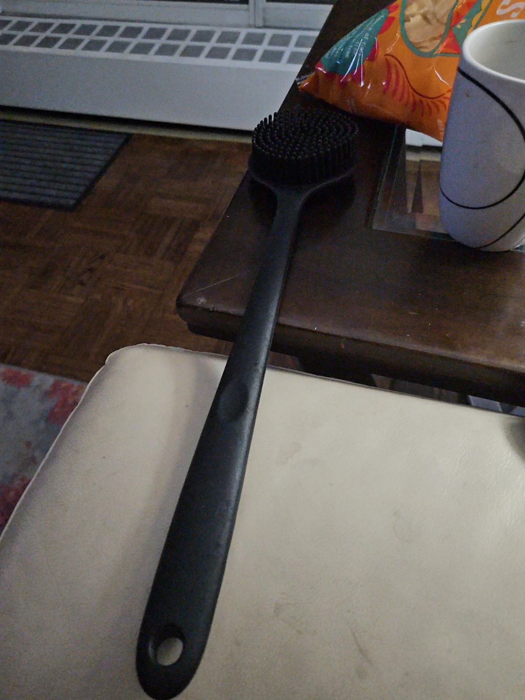 Bath brush rubber