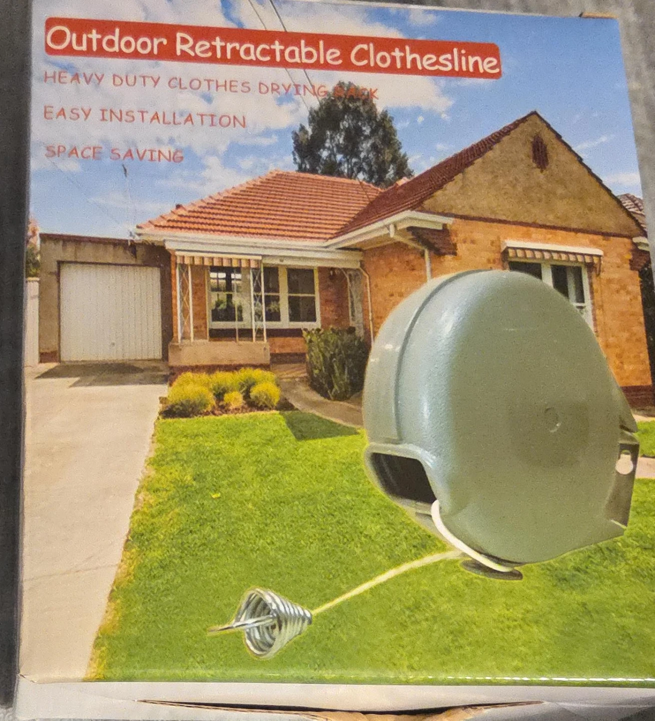 Outdoor Retractable Clothesline