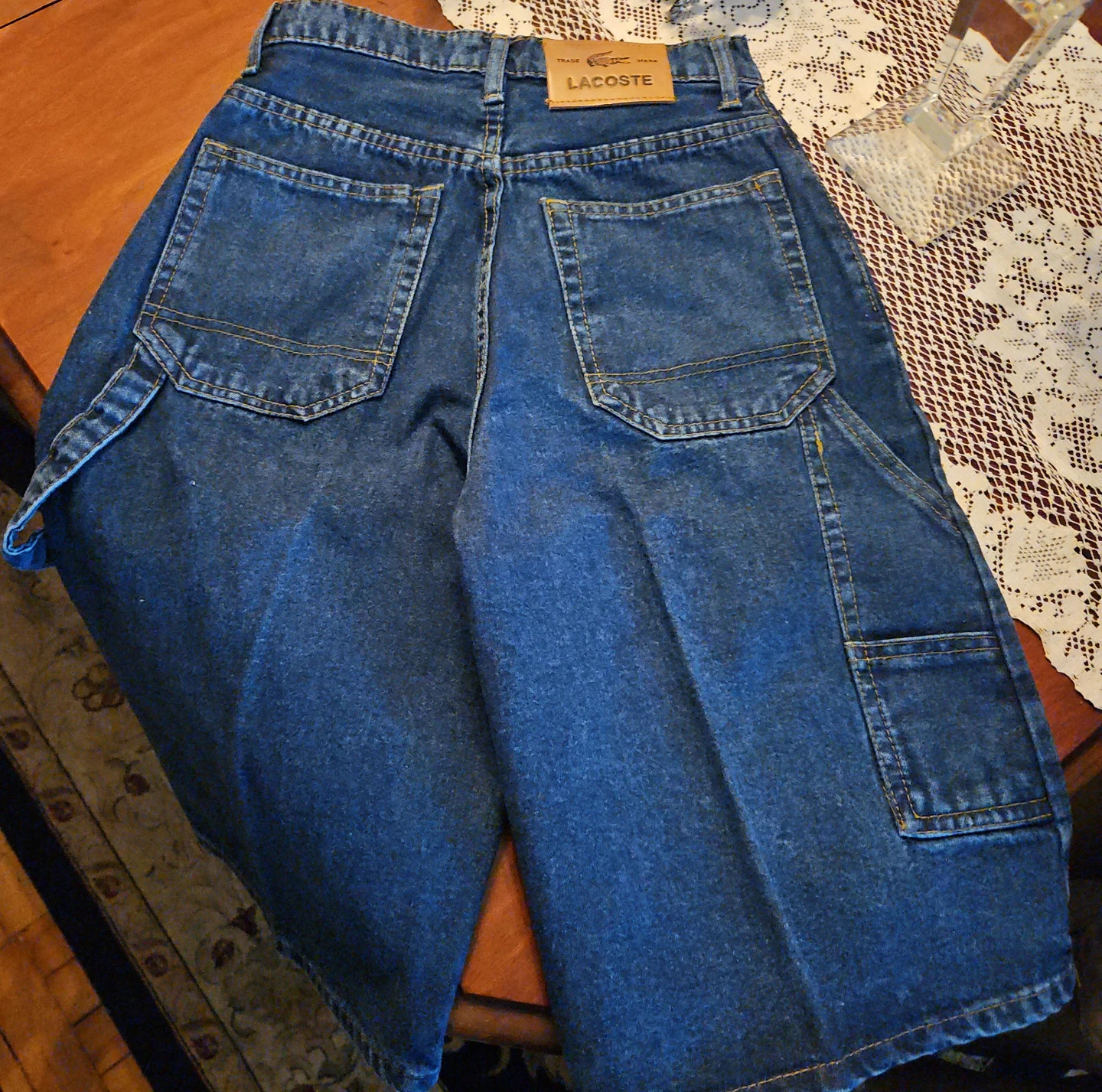 Lacoste Denim Carpenter Shorts