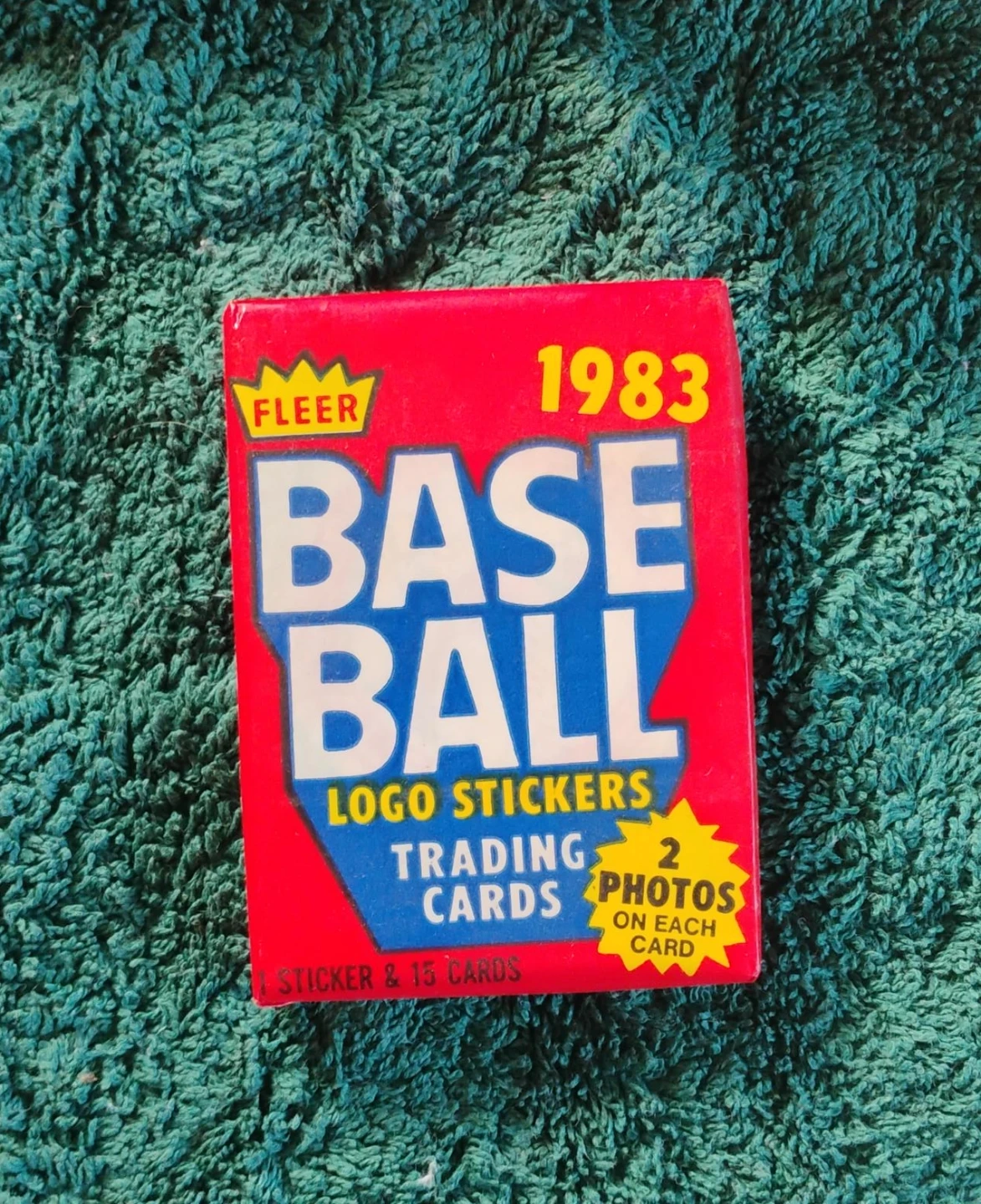1983 Fleer Baseball Logo Stickers Trading Cards Pack