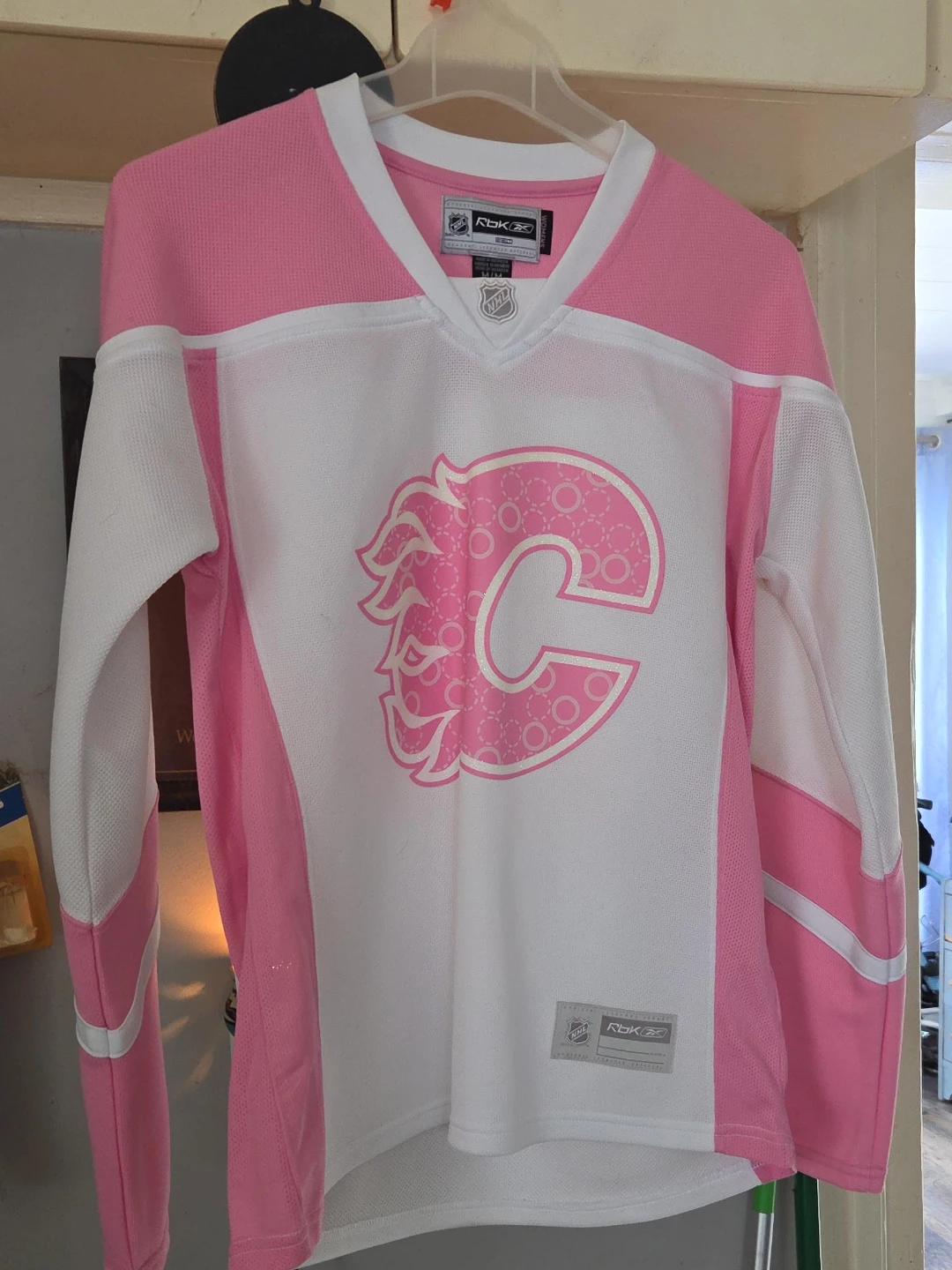 Calgary Flames Women's Reebok Hockey Jersey