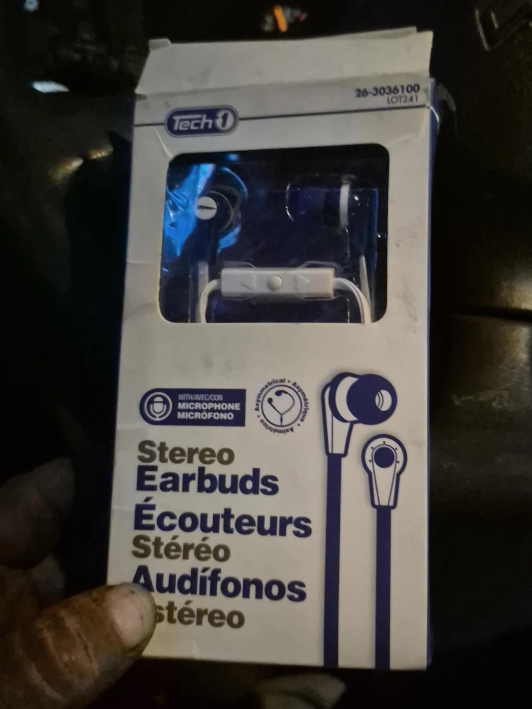 Tech 1 Stereo Earbuds with Microphone