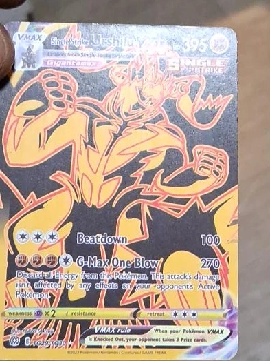 Pokemon VMAX Single Strike Urshifu 395 - Gigantamax