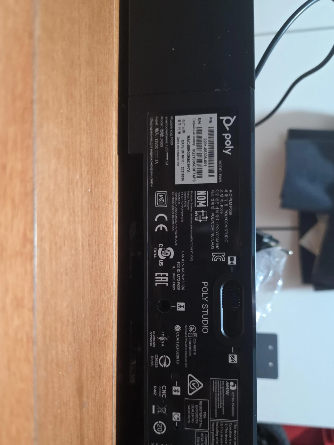Poly Studio P15 Video Bar