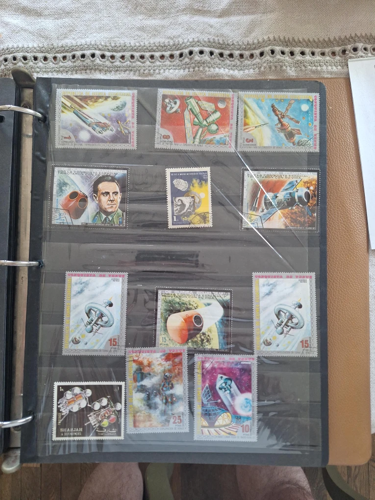 Space Exploration Stamp Collection