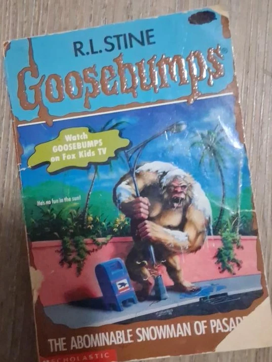 R.L. Stine Goosebumps The Abominable Snowman of Pasadena Book