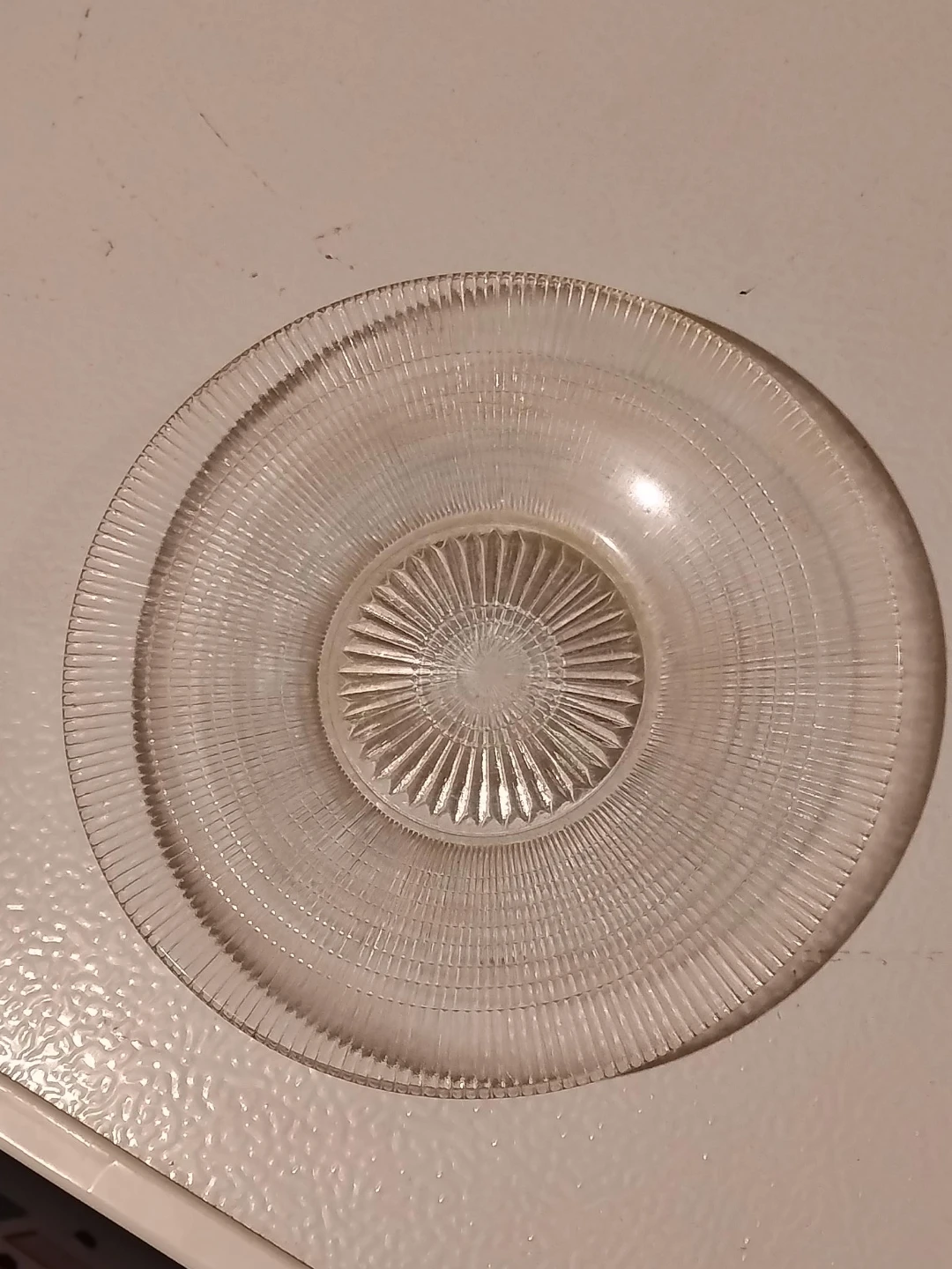 Clear Glass Serving Plate