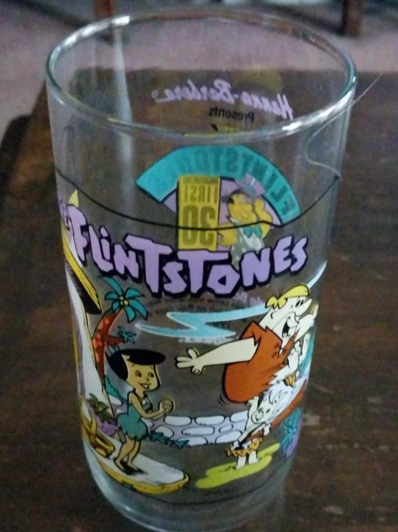🏆The Flintstones First 30 Years Hardee's Collectible Glass 🏆