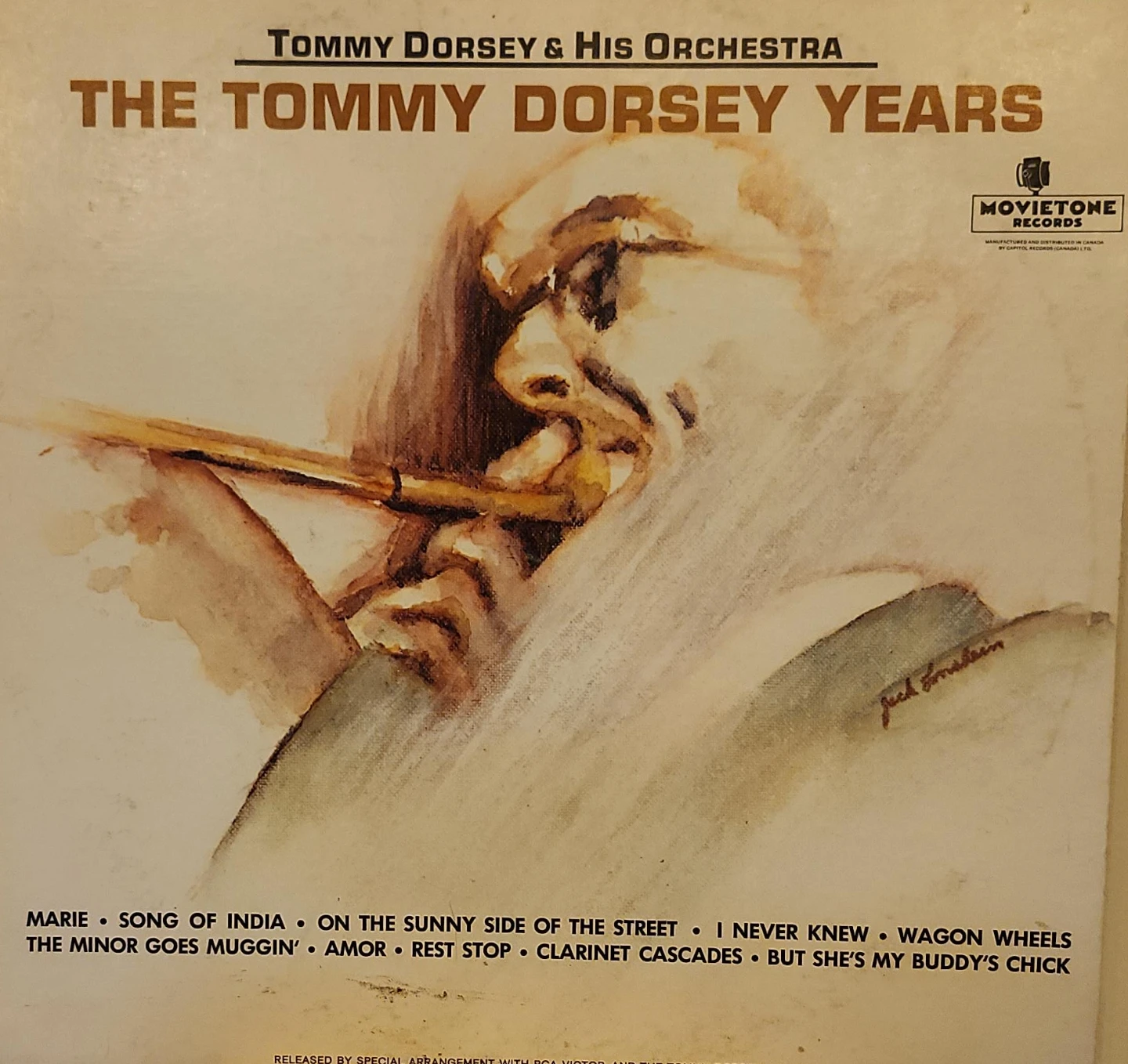 Tommy Dorsey & His Orchestra The Tommy Dorsey Years Vinyl Record