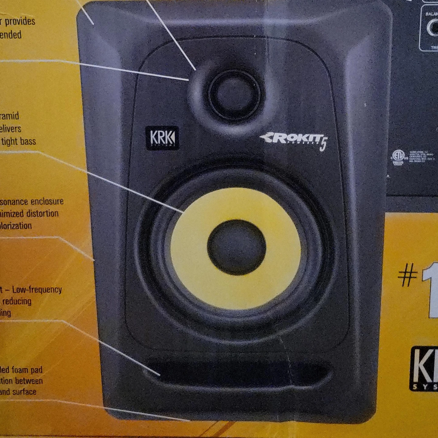 2 KRK Rokit 5 Studio Monitor Speaker