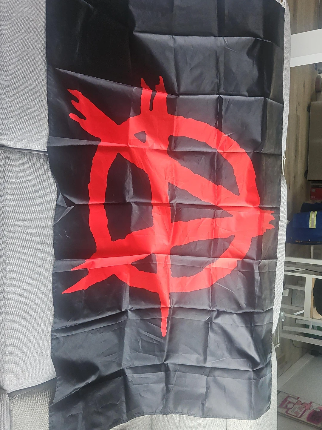 Black and Red Flag