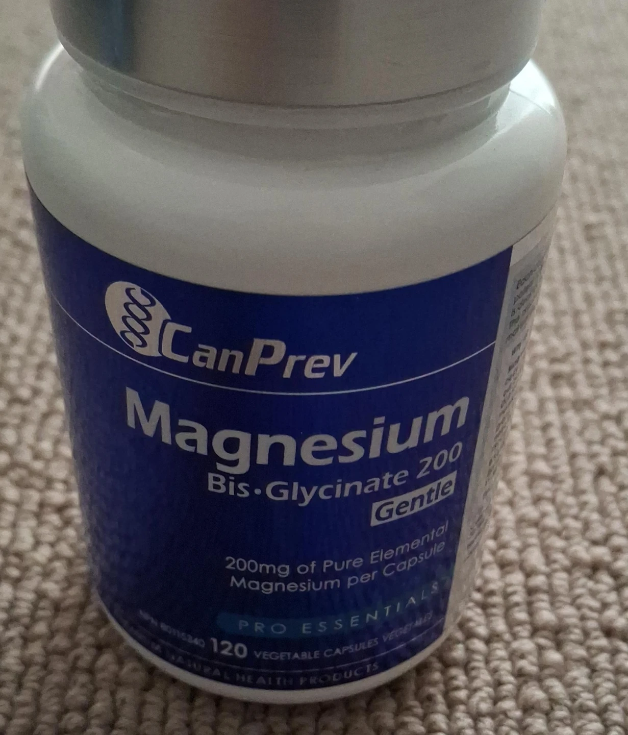 CanPrev Magnesium Bis-Glycinate 200 Gentle Capsules