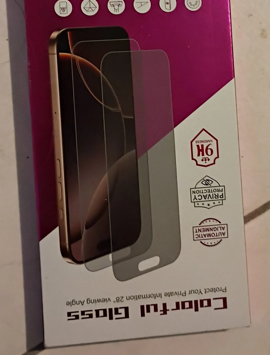 Colorful Gloss Privacy Screen Protector
