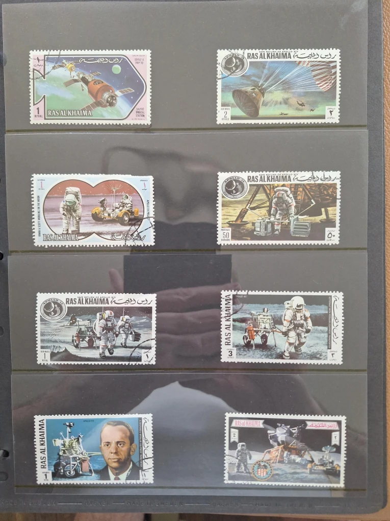 Ras Al Khaima Space Exploration Stamp Collection