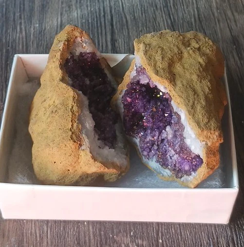 Amethyst Geode Crystal Set