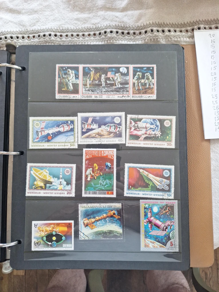 Space Exploration Stamp Collection