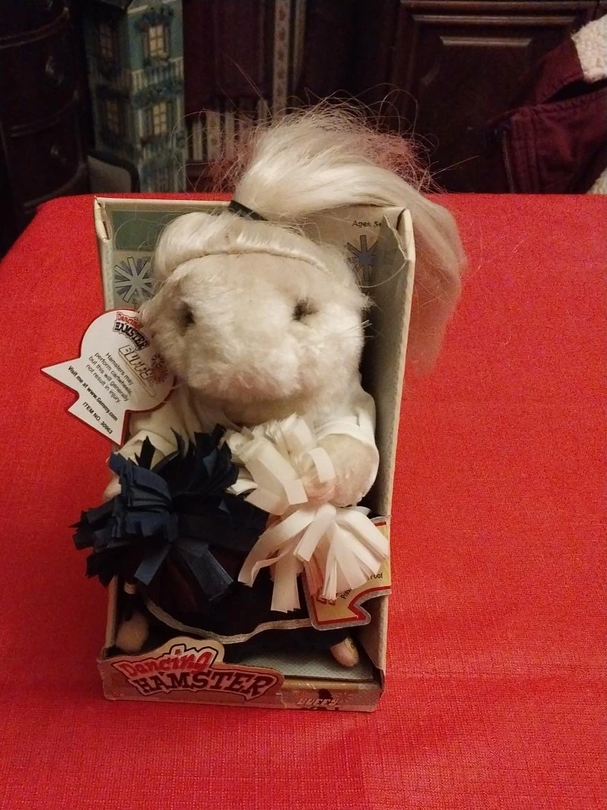 Gemmy Dancing Hamster "Buffy" Plush Toy