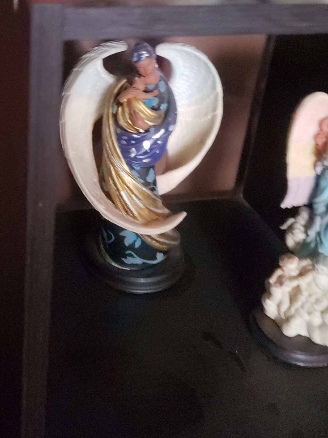 Angel Holding Baby Figurine