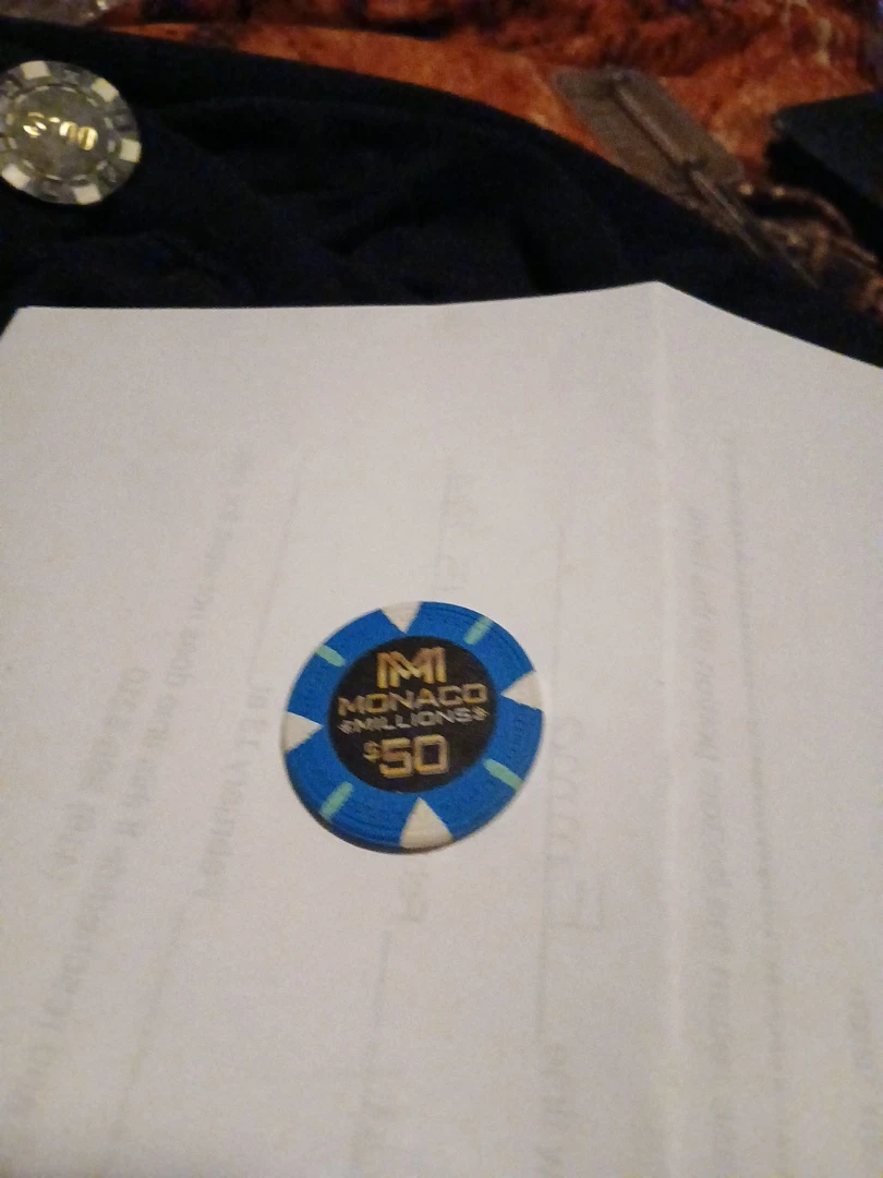 Monaco Millions $50 Poker Chip