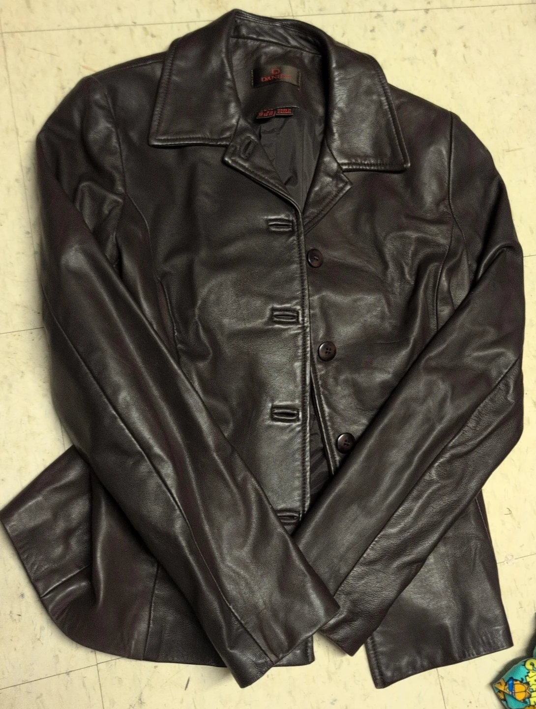Danier Leather Jacket - Brown - XS/TP