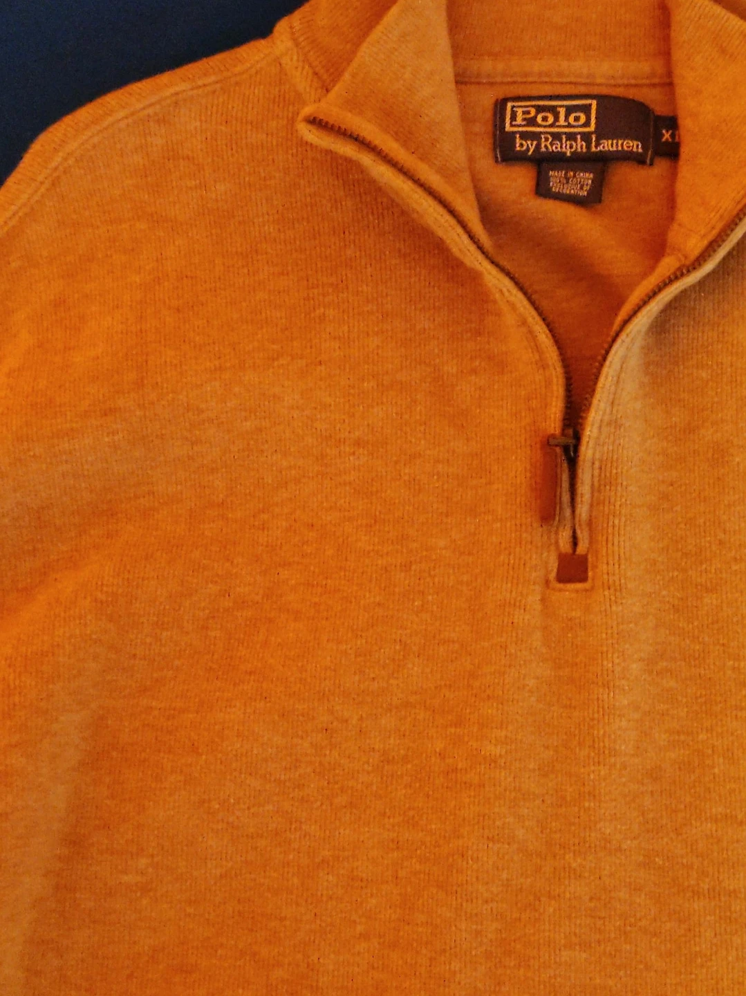 Polo by Ralph Lauren Men's Quarter Zip Pullover Sweater XL