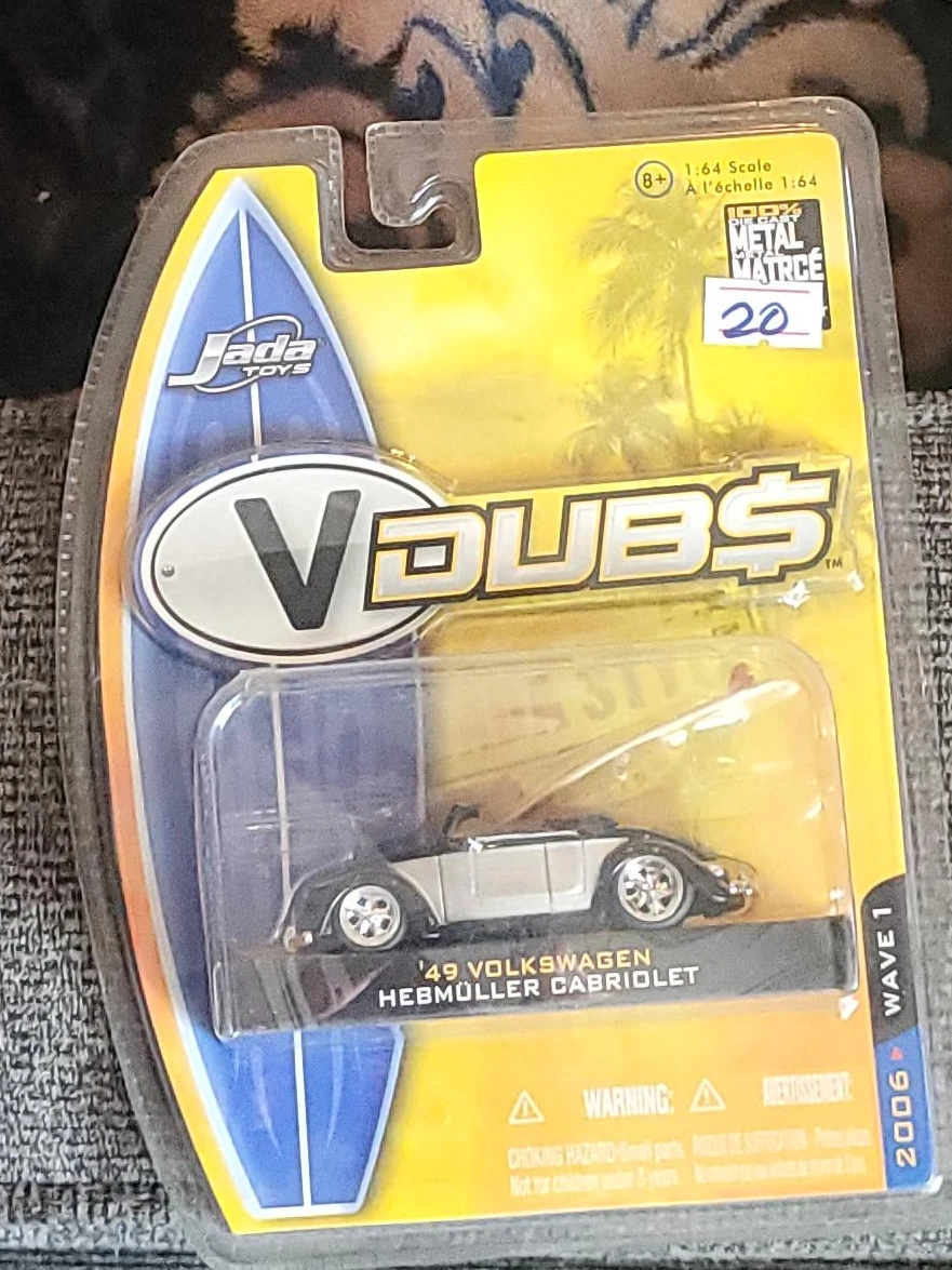 Jada Toys '49 Volkswagen Hebmüller Cabriolet 1:64 Die-Cast Car