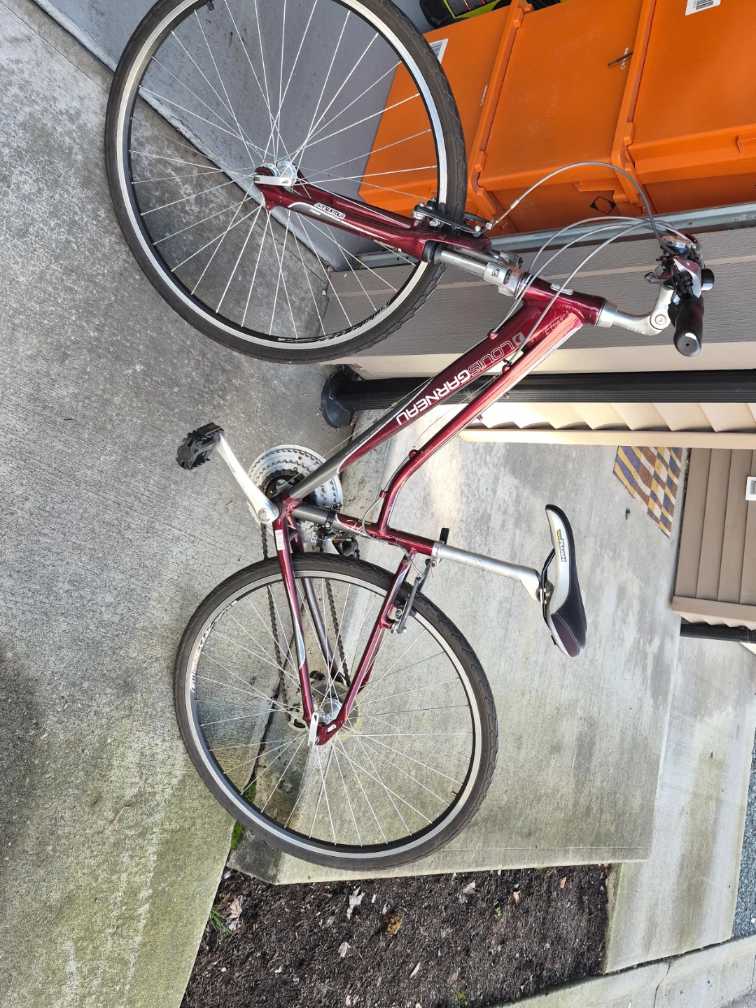 Louis Garneau Red Bicycle
