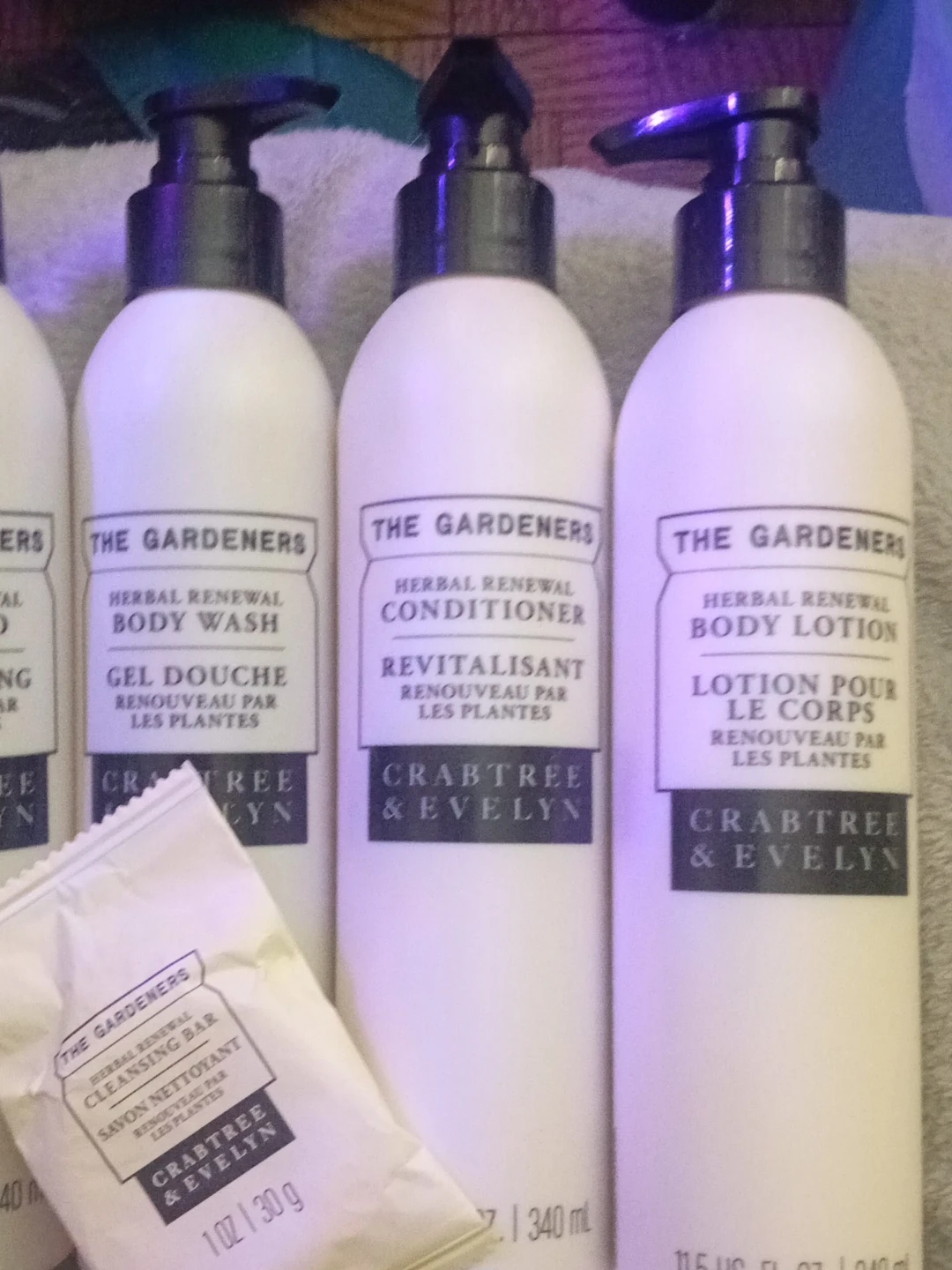 Crabtree & Evelyn The Gardeners Herbal Renewal shower Set