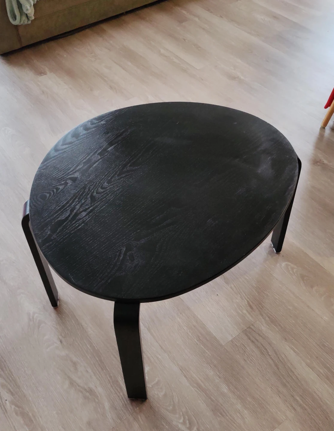 Black Round Coffee Table - photo 2